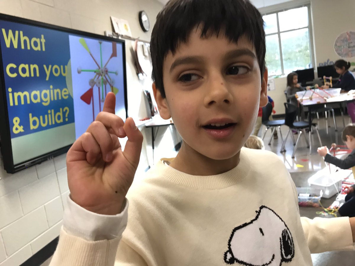 JenniferAGates's tweet photo. A explaining his invention: the P5 as it does 5 important things 4 the owner #kindergarten @MtnViewES @ReneeGarriss @vickiekogan @Amusto12 #STEM #everystudenteveryday #lovetostemhere #fiddlestix #engineeringsolutions #designingstuff #buildingbigideas https://t.co/hBbIFLMQdd