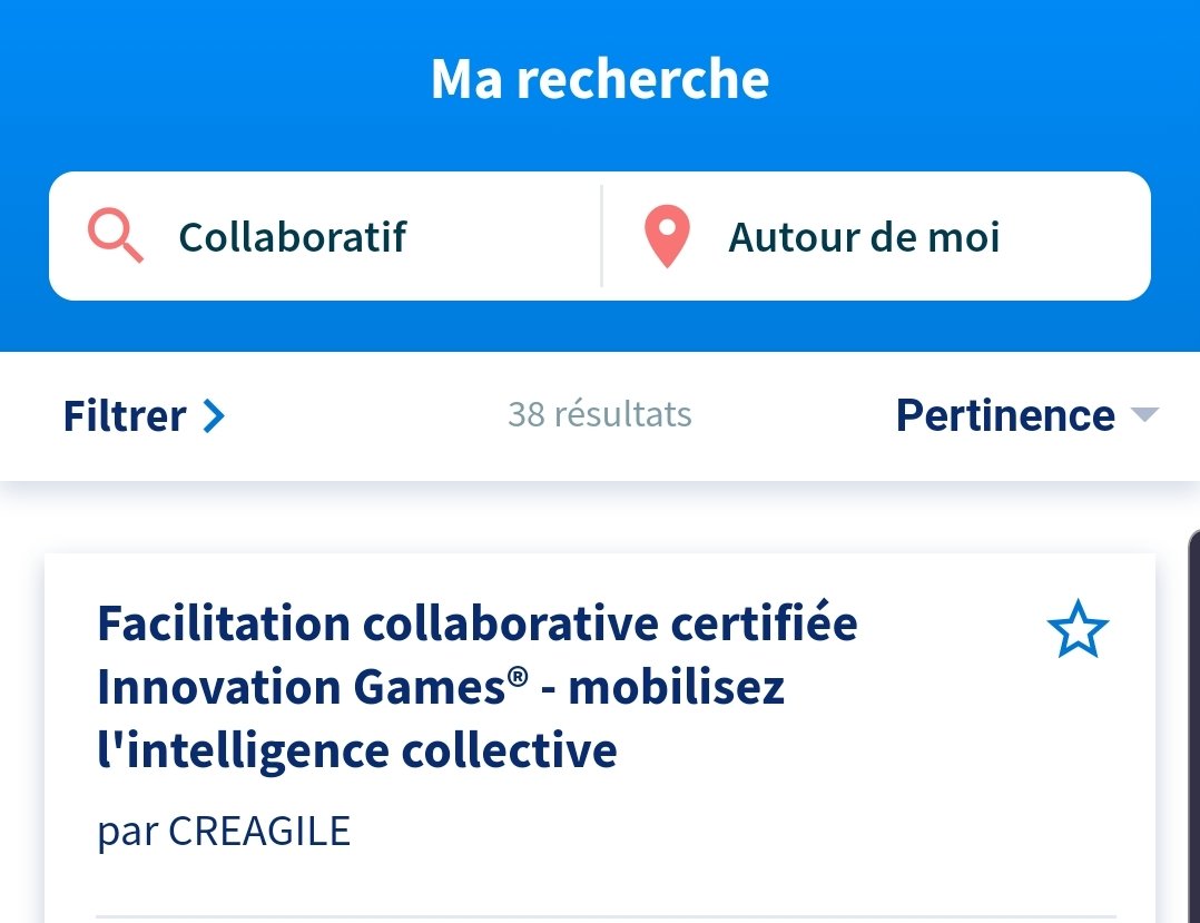 facillico's tweet photo. Toute l'équipe @Creagile heureuse que notre formation phare #facilitation #collaboratif Mobilisez l'#intelligencecollective éligible au #CPF soit dans l'appli #MonCompteFormation https://t.co/krBmNZIznC