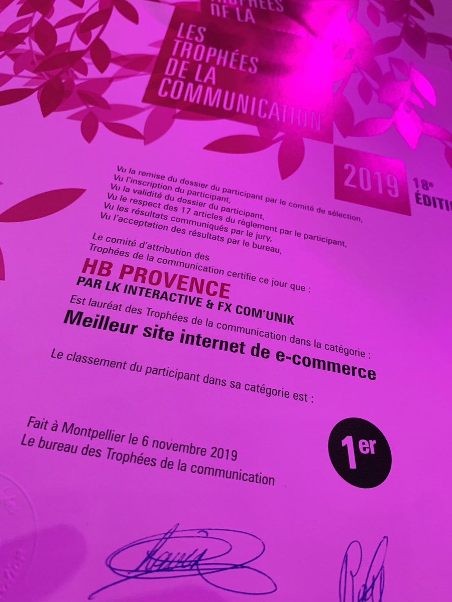 MathieuLugli's tweet image. 1er dans la catégorie meilleur site ecommerce ! #tropheescommunication #prestashop @LKinteractive13
