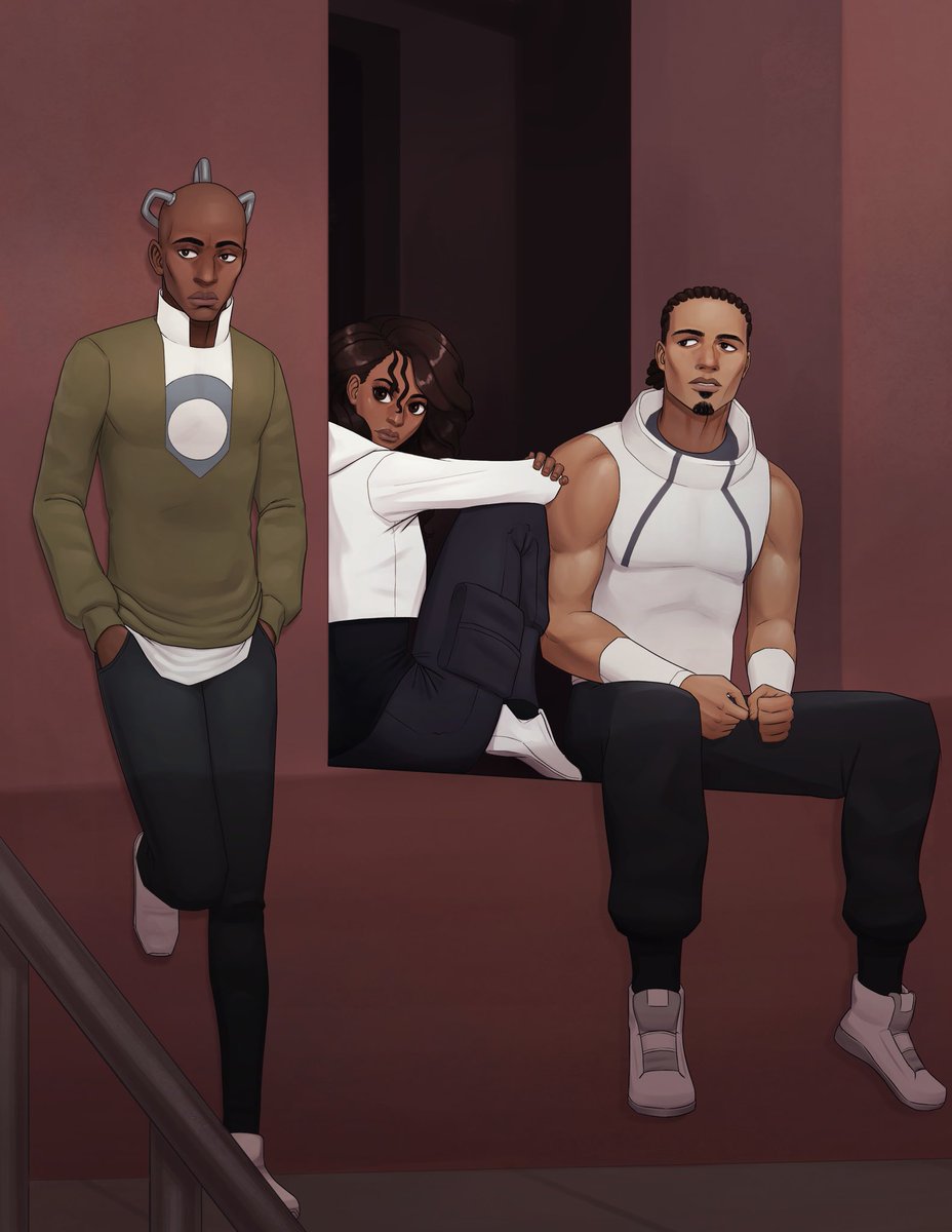 BioPunksComic's tweet photo. Love this chill vibes variant art by the super dope @Freemechanism π₯π₯π₯ #BioPunks #TeamBioPunks #Chill #ChillVibes #Manga #Anime #BlackManga #BlackAnime #Comics #BlackComics https://t.co/G1OOKEiYHn