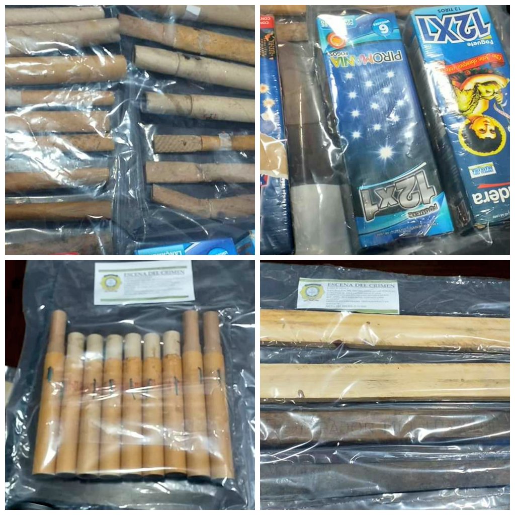 Pol_Boliviana's tweet photo. #UnidosPorBolivia❤💛💚
30 personas fueron aprehendidas por instigación pública a delinquir en #Yapacani, quienes tenian bombas molotov, miguelitos, esquirlas y explosivos.
Pedimos a la población deponer las acciones violentas y recurrir a la vía del diálogo. 
#PazParaBolivia https://t.co/9Syut8MQoU