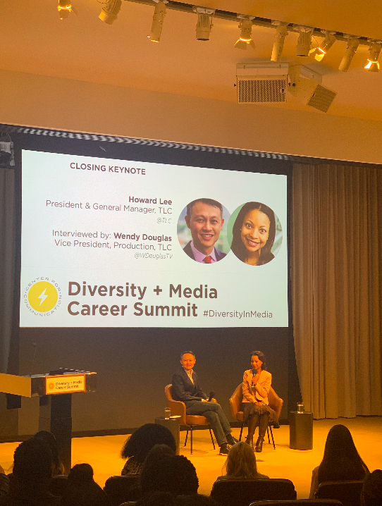 JoinDiscovery's tweet photo. Thanks to everyone who joined us at the Diversity + Media Career Summit. We were thrilled to have @TLC's very own Howard Lee give the closing keynote speech today! #JoinDiscovery https://t.co/feFOSNdGPr