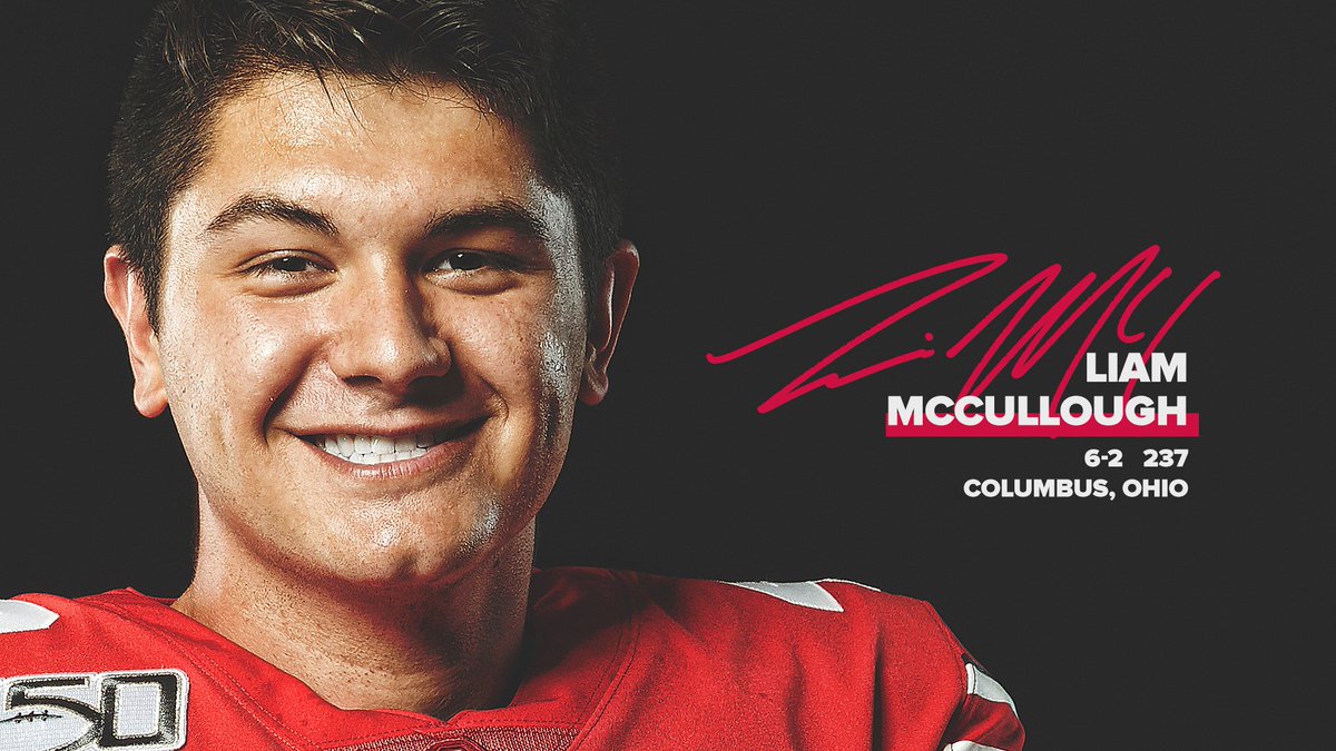 OhioStateFB's tweet photo. Thank you, @LiamMcCullough2.

#GoBucks #ToughLove https://t.co/EPYNjwAqgf
