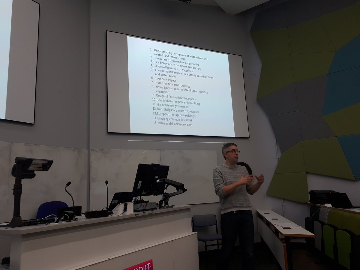 essexforester's tweet photo. Back home after 3 excellent days of  listerning to how we will build #wildfire resilience in UK &amp; globally at the  #UKWildfireConference / #EWWFCaerdydd2019,  #UKWildfireResearchGroup &amp; #SUREproject

My thanks to all the organisers @SWFireandRescue @europeanforest
@ForestryComm https://t.co/mX26lW78Ru