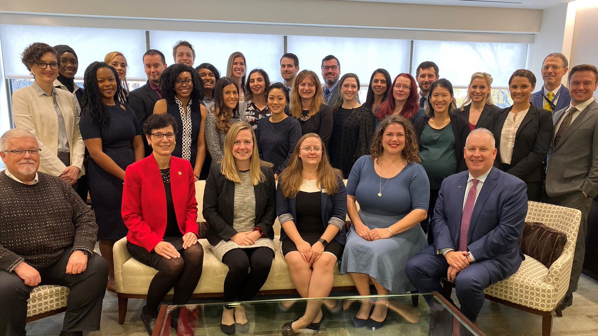 acog's tweet photo. This is what the #futureofobgyn looks like! Today, Junior Fellow District Chairs and Vice Chairs who make up the Junior Fellow College Advisory Council met in Washington, DC for orientation with ACOG Executive Leadership. https://t.co/wyC32BHeaq