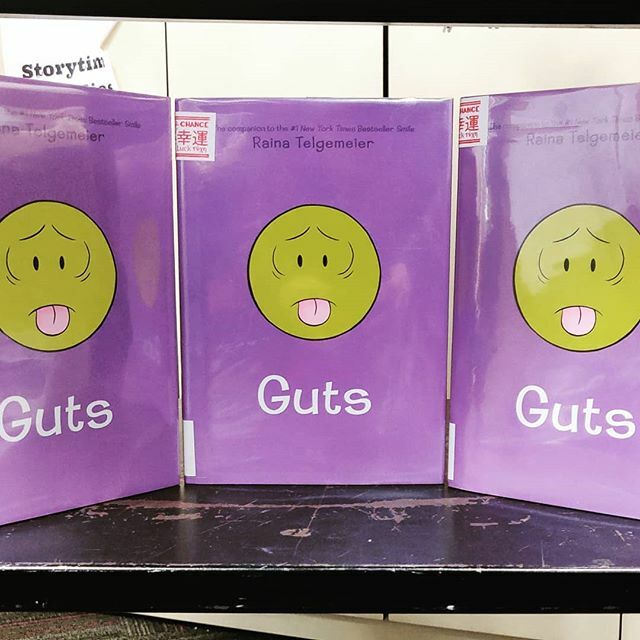 SCLteens's tweet photo. Have a Raina Telgemeier fan at home? Her new book "Guts" is now available in our In Luck collection! Check your local branch for copies. #gutsrainateglemeier #smclreads #bookrecommendations https://t.co/VKsl7nmYtf https://t.co/VBqI6N3aFA
