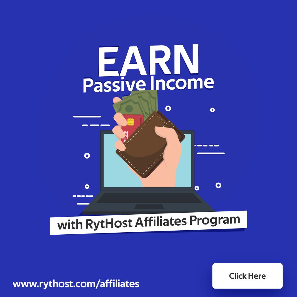 rythosting's tweet image. EARN MONEY AS AN AFFILIATE
Help us grow and earn rewards! Get paid when you refer customers to RYT HOST.
rythost.com/affiliates
#webdevelopment #webhosting #Domains #WordPress #bloggers #AGoodTime #AffiliateMarketing #rythost