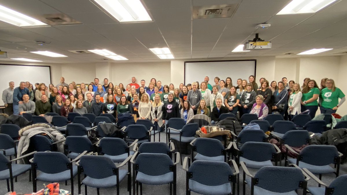 The #p2fire is 🔥 in Upstate NY! Educators from 21 districts and 38 schools attended the <a href="/PosProject/">The Positivity Project</a> Symposium at @OCM_BOCES_IS today. Positive relationships keep us happier and healthier, period! #OtherPeopleMatter