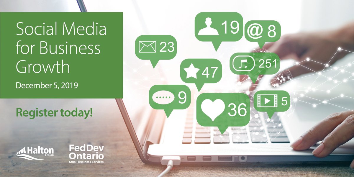 Don't miss this opportunity to learn tips and tricks to get the best ROI from your social media. Join us December 5:  ow.ly/URV050xcaFO  

<a href="/AldVillageBIA/">Aldershot BIA</a> <a href="/DTBurlingtonON/">Downtown Burlington</a> <a href="/KerrVillageBIA/">KerrVillageBIA</a> <a href="/OakvilleDwntown/">Downtown Oakville</a> @Bronte_Oakville @MiltonDowntown <a href="/dtGeorgetown/">Downtown Georgetown</a>