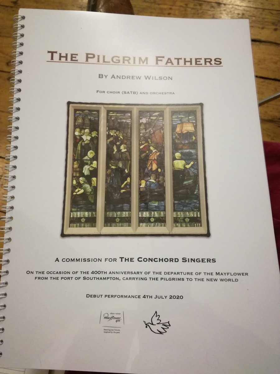 Excited! Our scores for the newly commissioned choral work for #Mayflower400 have arrived! 
<a href="/Mayflower400SC/">Mayflower 400 Southampton</a> <a href="/mayflower400uk/">Mayflower 400 UK</a> <a href="/SouthamptonCC/">SouthamptonCC</a>