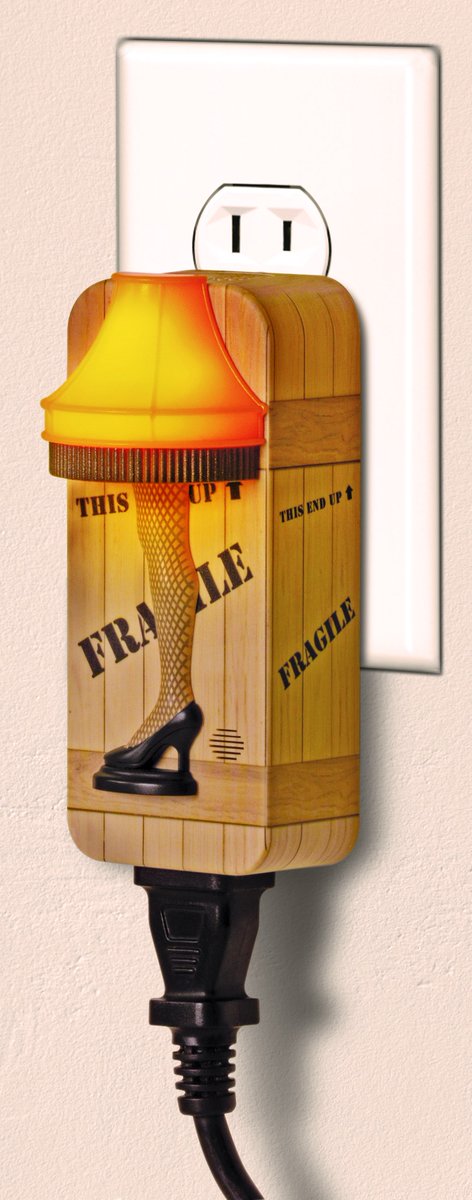 A Christmas Story Leg Lamp Talking Clapper with Night Light