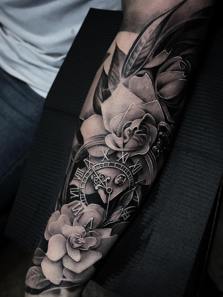 Kir Delgado \u003e Two Gardenias #tattoo #ink #art, image size:900x1200