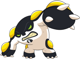 cannonbolt: he looks like a panda lowkey i like his colorscheme quality round boi but also 8 year old me thought those yellow things were pimples so i AM gonna have to dock points for that cannon outta bolt