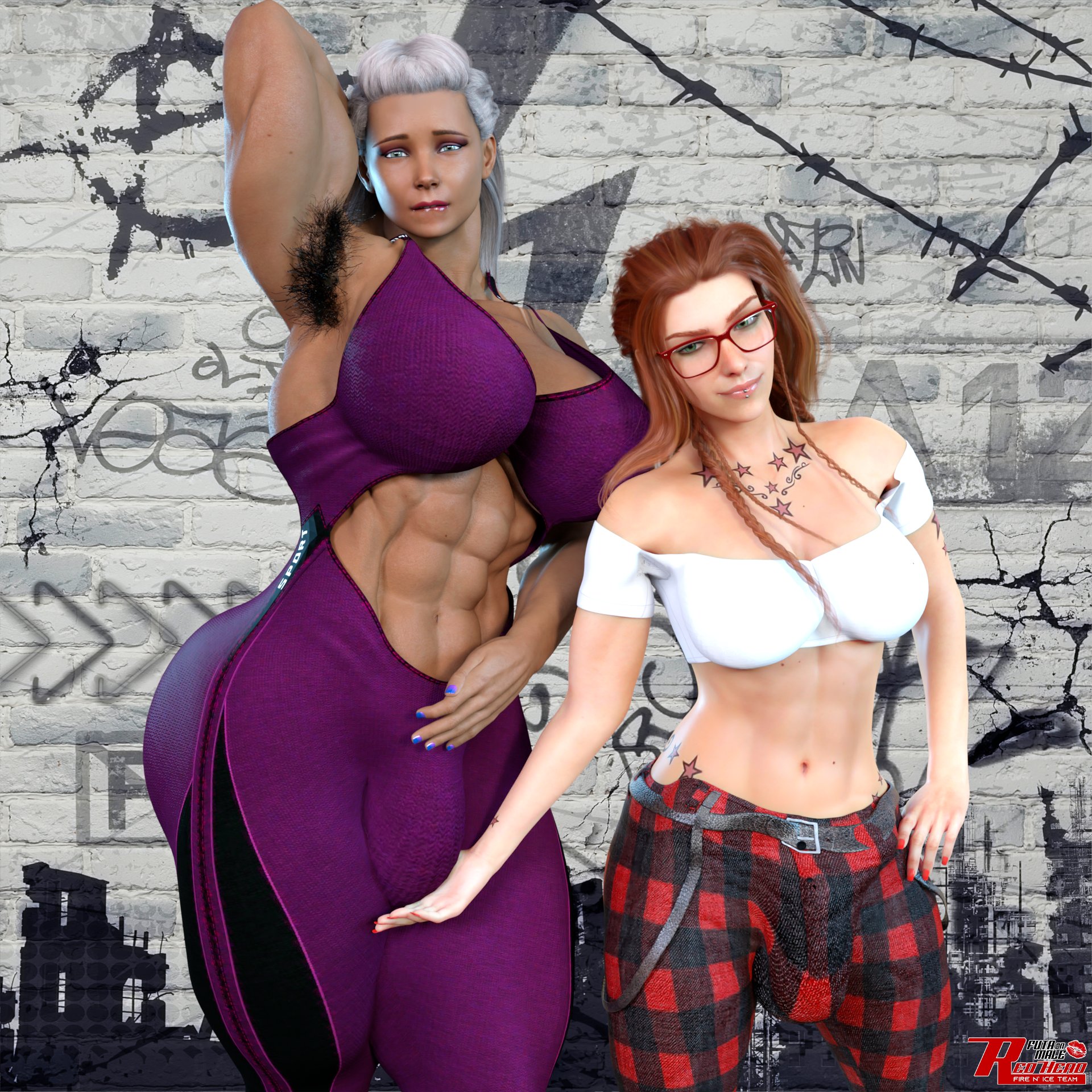 Red3DX on X: Sisters! t.coKEBuimitX2  X
