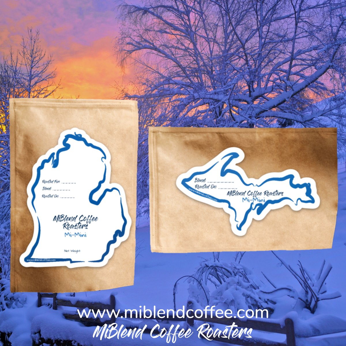Pretty Stoked! Our new Mi-Mini Coffee Pack just launched and for the next 24 hrs it is only $6.99!

The Mi-Mini Coffee Pack is a perfect way to try what truly fresh coffee taste like.  

Order now at miblend.com/store/mimini  #Michigan #Coffee #Miblendcoffee