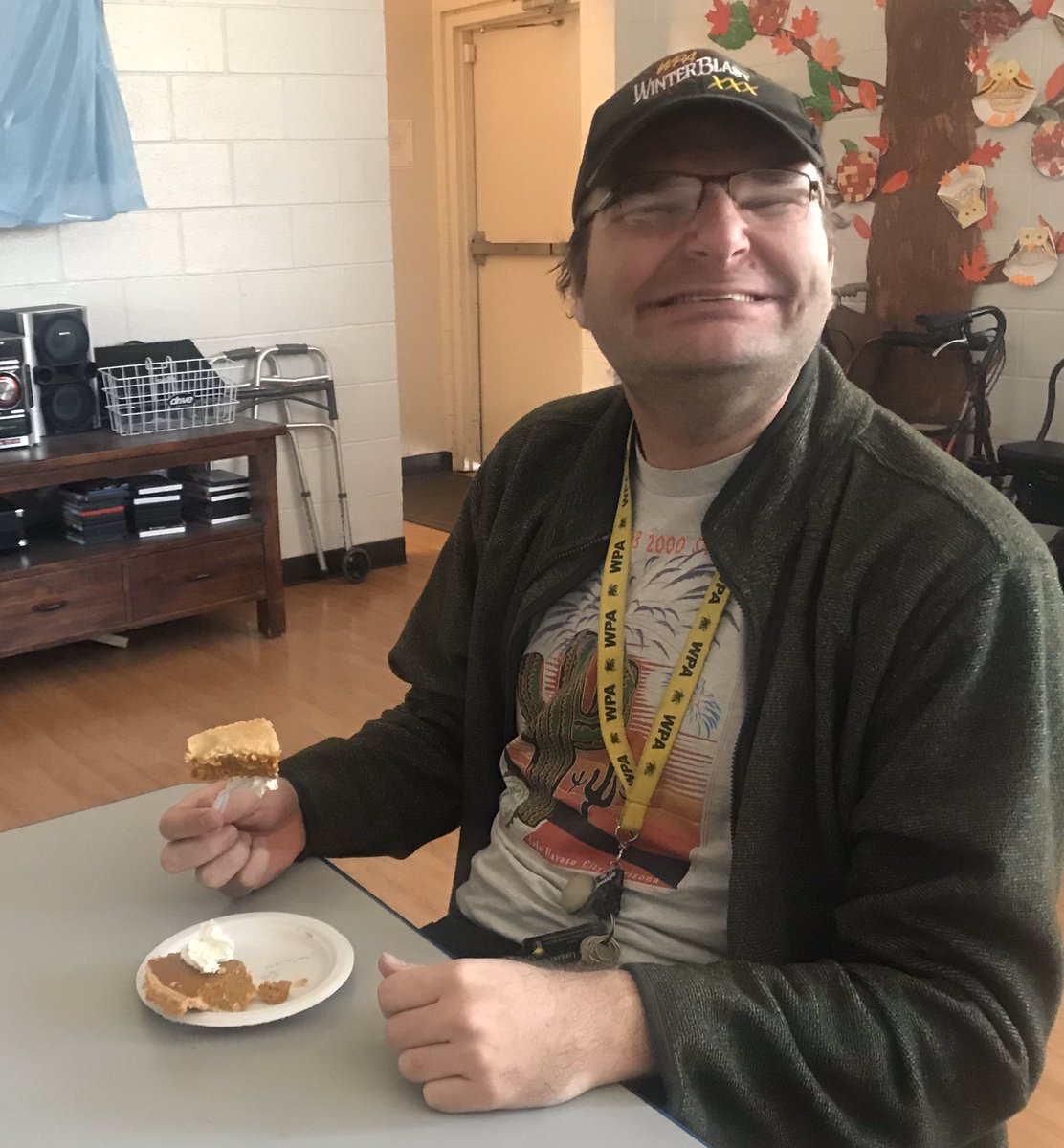 MorganAutism's tweet photo. The campus was busy today with fun activities like eating pumpkin pie and watching a movie at Room 2’s pajama party. Classrooms watched the Disney movie, "Tangled". Even staff had a good time wearing character pajamas. #morganautismcenter #autism #pajamaday #disney #pumpkinpie https://t.co/ac1lYDbNEU
