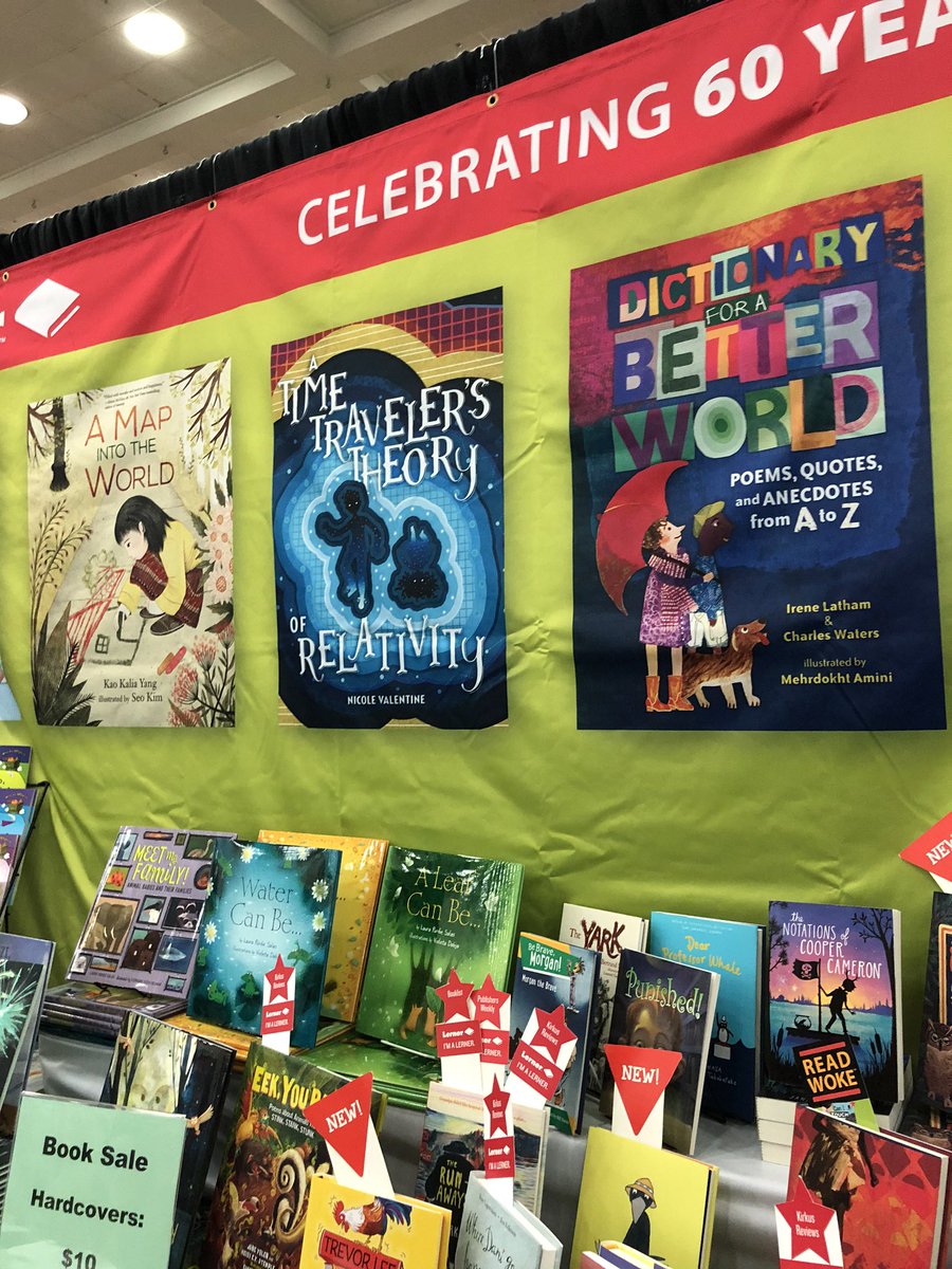 Fifty books flew away like THAT! Thank you, #NCTE2019 #ATimeTravelersTheoryofRelativity