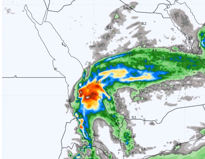 خبير الطقس "الجهني":

بدأت الحالة الممطرة فعلياً على جنوب البحر الاحمر وتنتقل تدريجياً للغربية .. ثلاثة أيام قادمة تتجه فيها الانظار بمشيئة الله لمنطقة #مكه عامة والسواحل مابين #جده و #القنفذة مروراً بـ #الليث.
.
#حدث