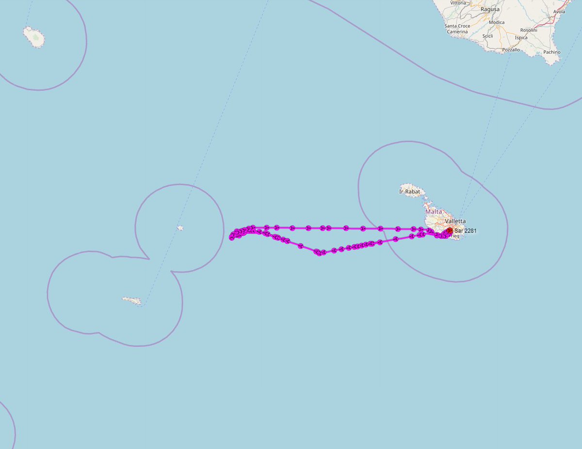 scandura's tweet photo. @RadioRadicale @ItaMilRadar 4โฃ
2019-11-22
1454z โฑ๏ธ 15:54 CET
๐AFM ๐ฒ๐น Armed Forces Of Malta AW139 #AS1429 (AIS โ๏ธ SAR 2281) is landed in Luqa after a MEDEVAC of two survivors from ๐ข NGO rescue ship #OceanViking ๐ณ๐ด
#migrants #Libya #migranti #Libia https://t.co/AvT3wD6Han