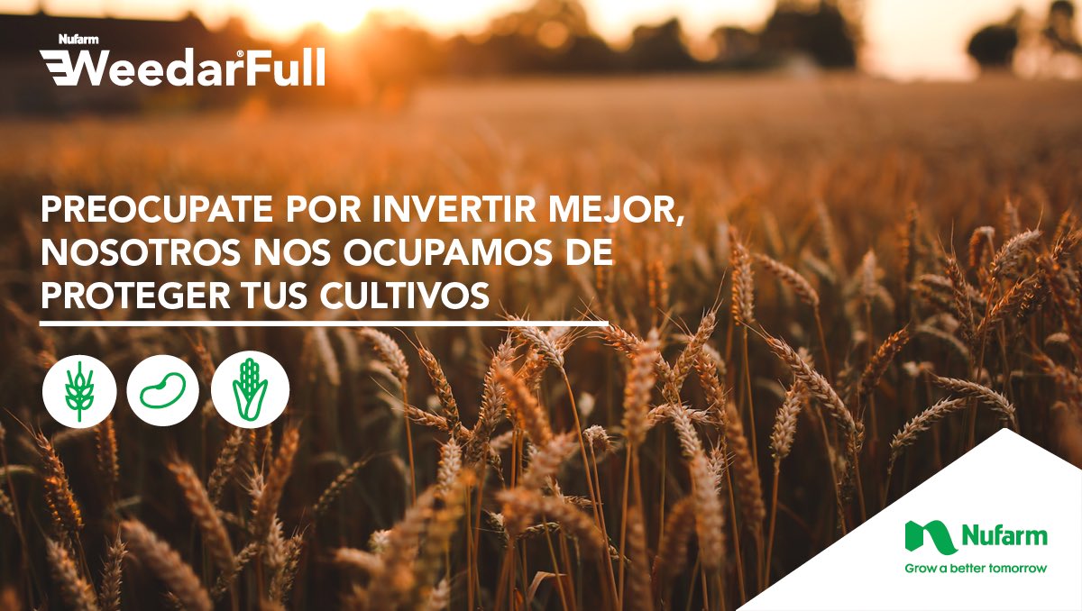 sumitomochem_ar's tweet photo. ¿Conocés #WeedarFull? El 2,4-D con mejor relación costo por hectárea. El herbicida más compatible del mercado por su única combinación de sales. Su tecnología de formulación reduce la volatilidad drásticamente y puede ser aplicado todo el año. https://t.co/SNoEU7KSnt