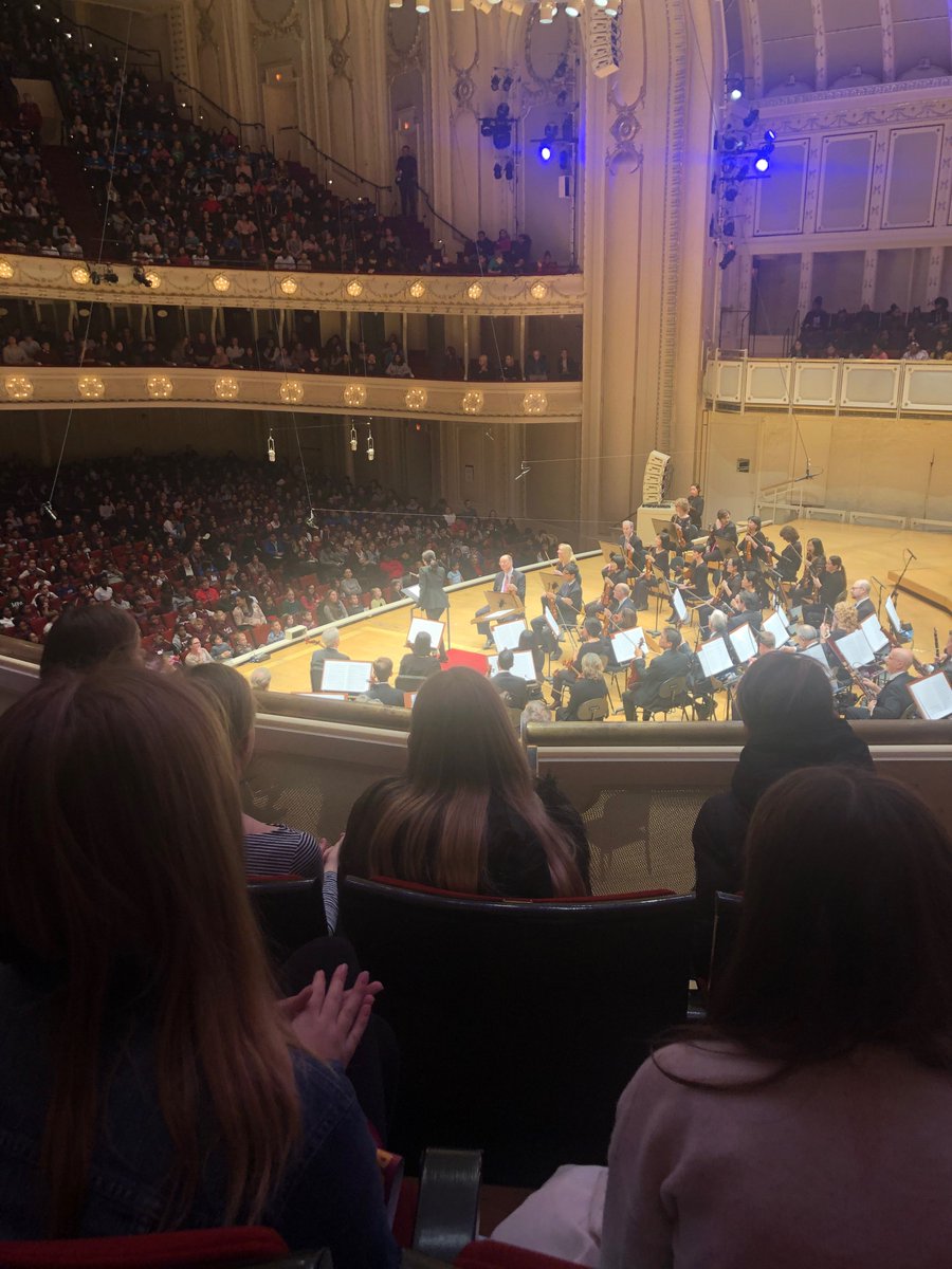 Lincoln Philharmonic Orchestra students celebrated Beethoven's 250th birthday with the Chicago Symphony Orchestra. The CSO led us in a sing-a-long of "Ode to Joy" and we sat right above the orchestra in the Terrace section! #engageD64 #D64Music