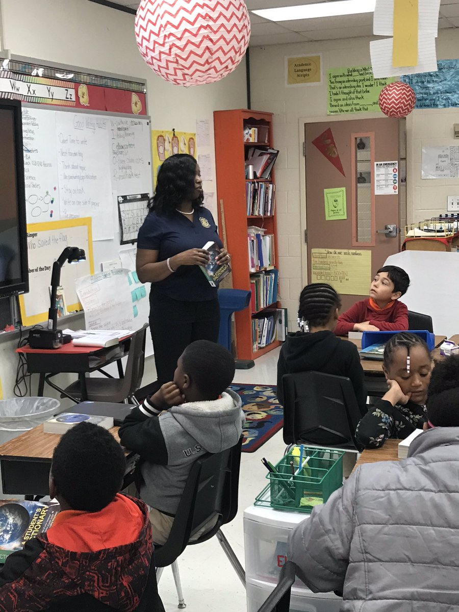 MelanieMiller41's tweet photo. Third grade  students receiving their dictionaries from Winnsboro Rotary Club. They are so excited thanks Mrs. Butler for coming every year. https://t.co/mtgDnv1Y7R