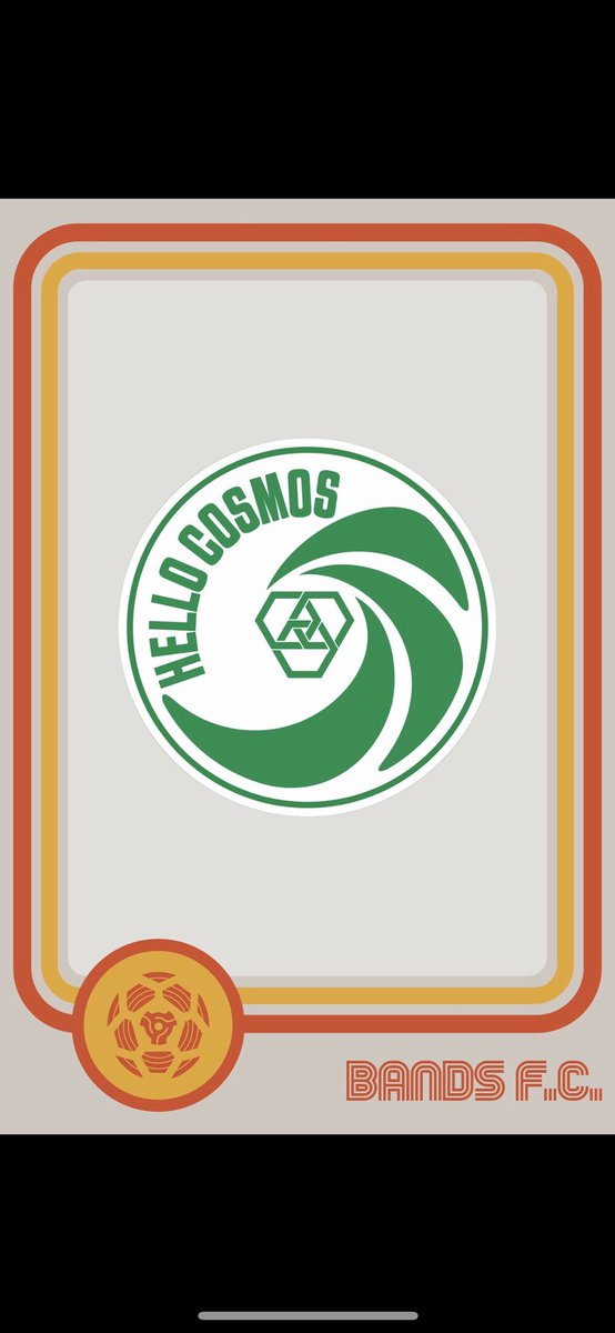 hellocosmos_'s tweet image. Hey @NYCosmos we have been paired by the awesome @_Bands_FC who collide the worlds of music and soccer fandom with cool new logos! We’re a band from the UK and we’d love to write you a theme song.⚽️⚽️⚽️⚽️⚽️⚽️⚽️⚽️⚽️🥅🥅🥅🥅🥅🥅🥅 #nycosmos #bandsfc #
