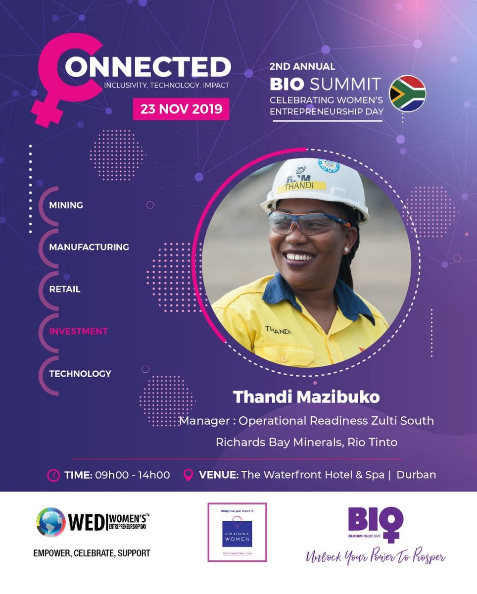ratiba_mohale's tweet photo. Tomorrow we are here. We are learning from all the industry specialists @noxbloom we are ready
#BIOSUMMIT2019 #WED2019 @bloominsideout_ @Womenseday https://t.co/hXsQ1KZu3G