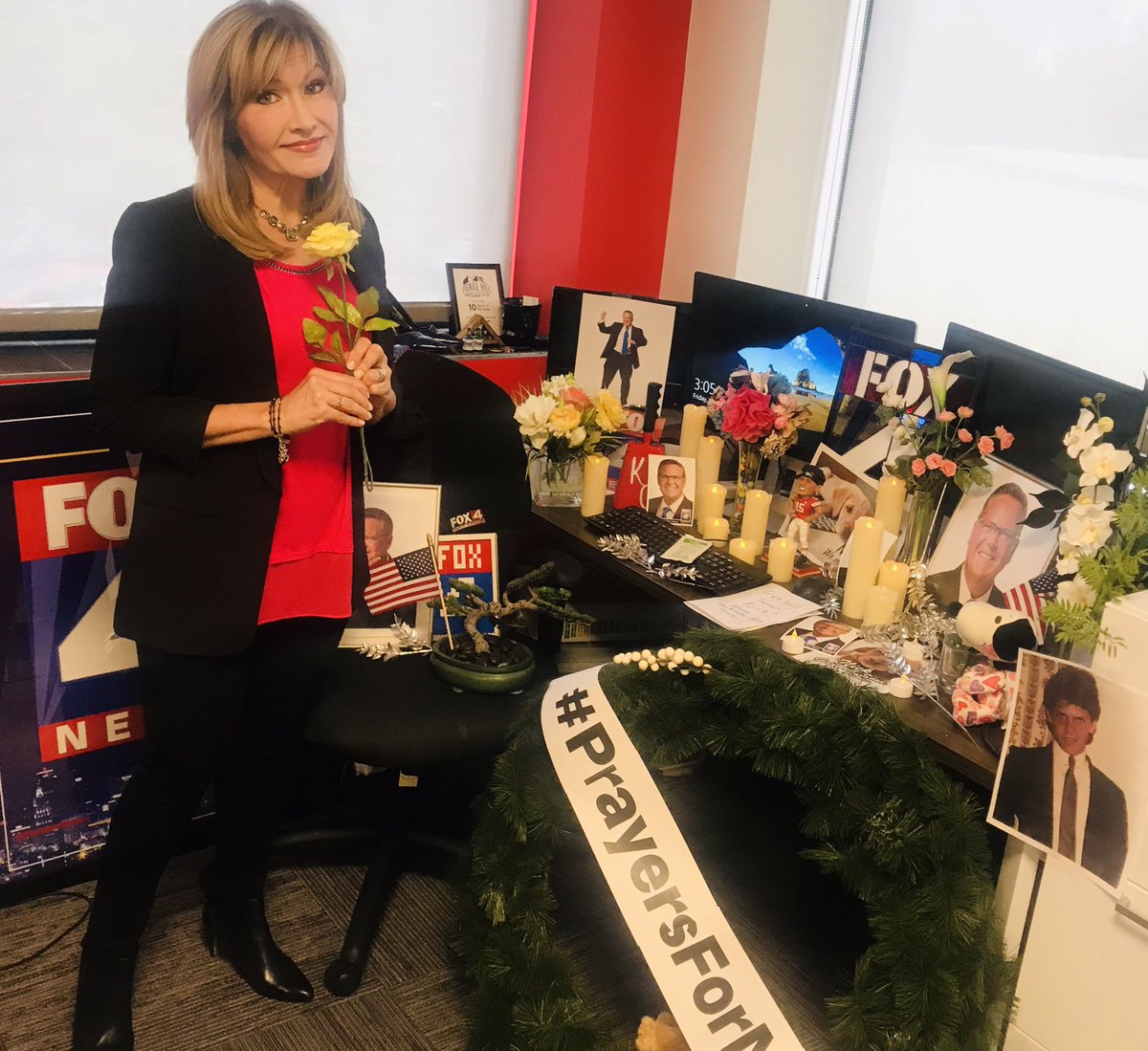 lorenhalifax's tweet photo. Staying #NickStrong @fox4kc! If laughter is the best medicine @NickVasos will be back Monday! #PrayersForNick #nickoutsick #NexstarNation https://t.co/aRozRvjbIw