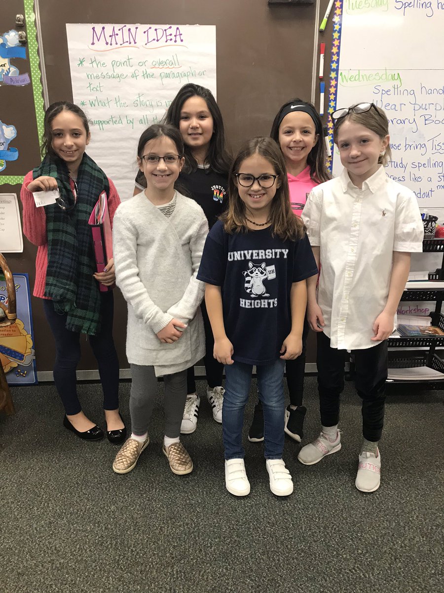 KSteverUH's tweet photo. Look at all our great “teachers” for being a staff member today. Great job girls! #htsd @HTSD_UnivHts https://t.co/llt9XSbq7U