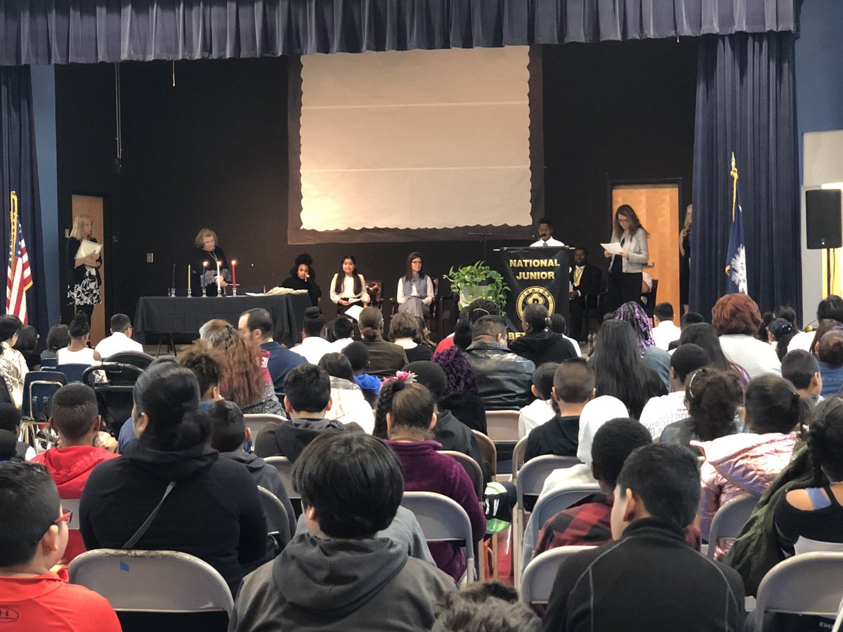 Congrats to the new beta club memebers <a href="/GroveElementary/">GroveElementary</a> Thank you <a href="/PamelaEvette/">Lt. Gov. Pamela Evette</a> and <a href="/gcssupt/">Burke Royster</a> for joining us. We are so proud of our #EngagedEagles <a href="/eagle_principal/">Principal Eagle</a> <a href="/MeganHoefe/">Megan Mitchell-Hoefe</a>