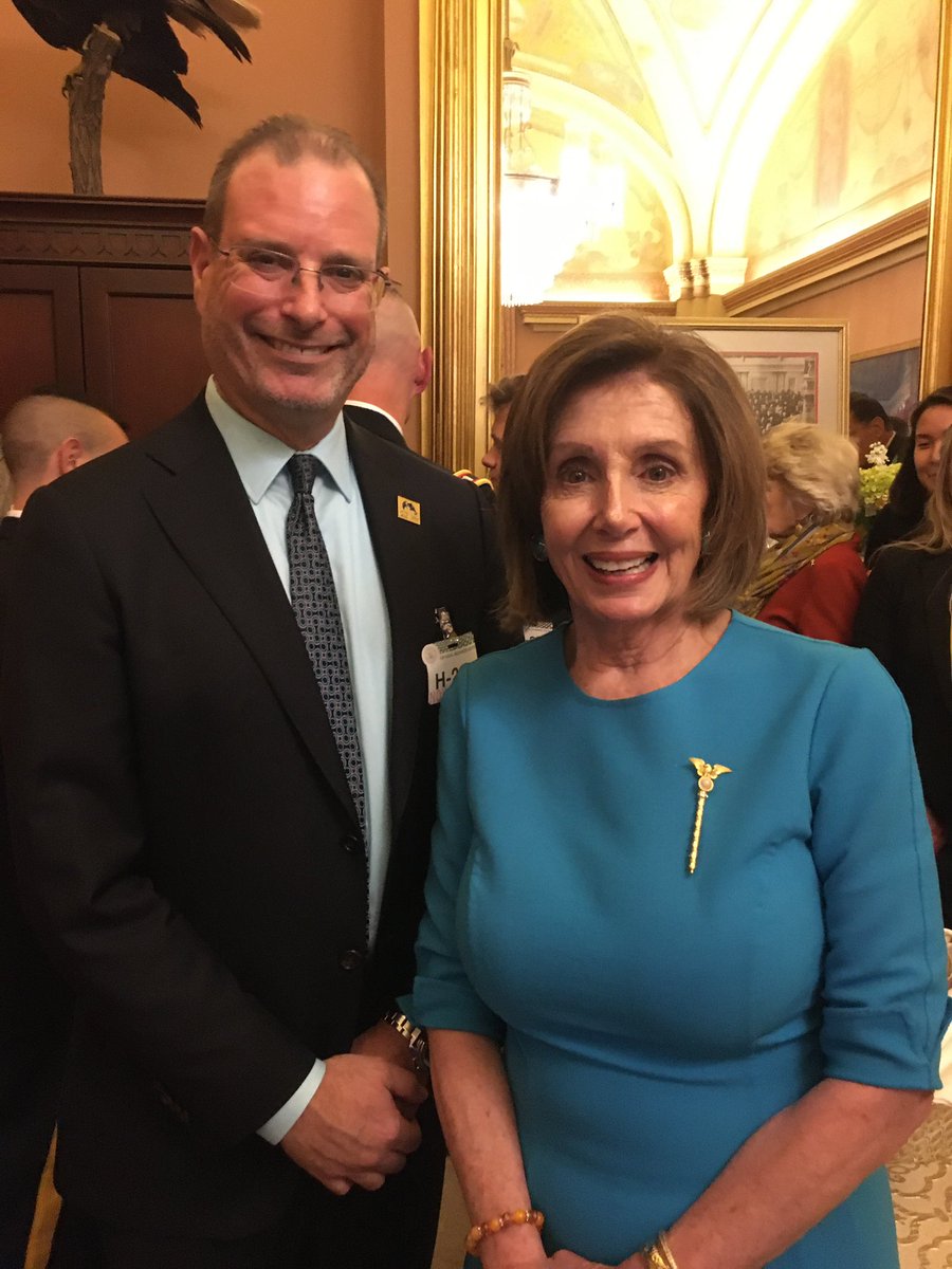 GSPMgwu's tweet photo. You never know who you’ll run into on Capitol Hill! This week, GSPM Political Management program director Dr. @todd_belt met @SpeakerPelosi. #InTheRoom #OnlyAtGSPM https://t.co/3GIQCzVB5V
