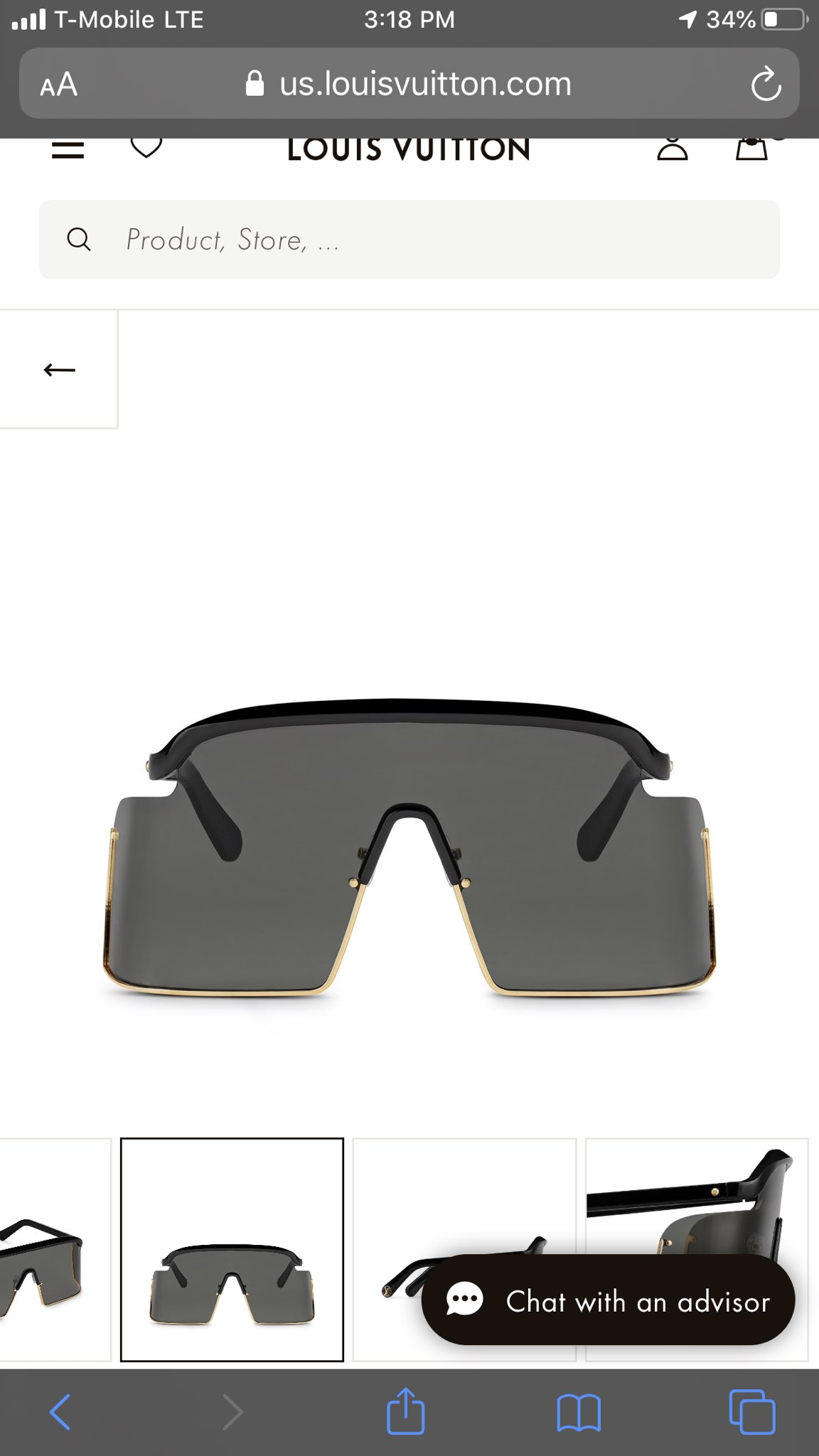 Louis vuitton hotsell infinivy sunglasses