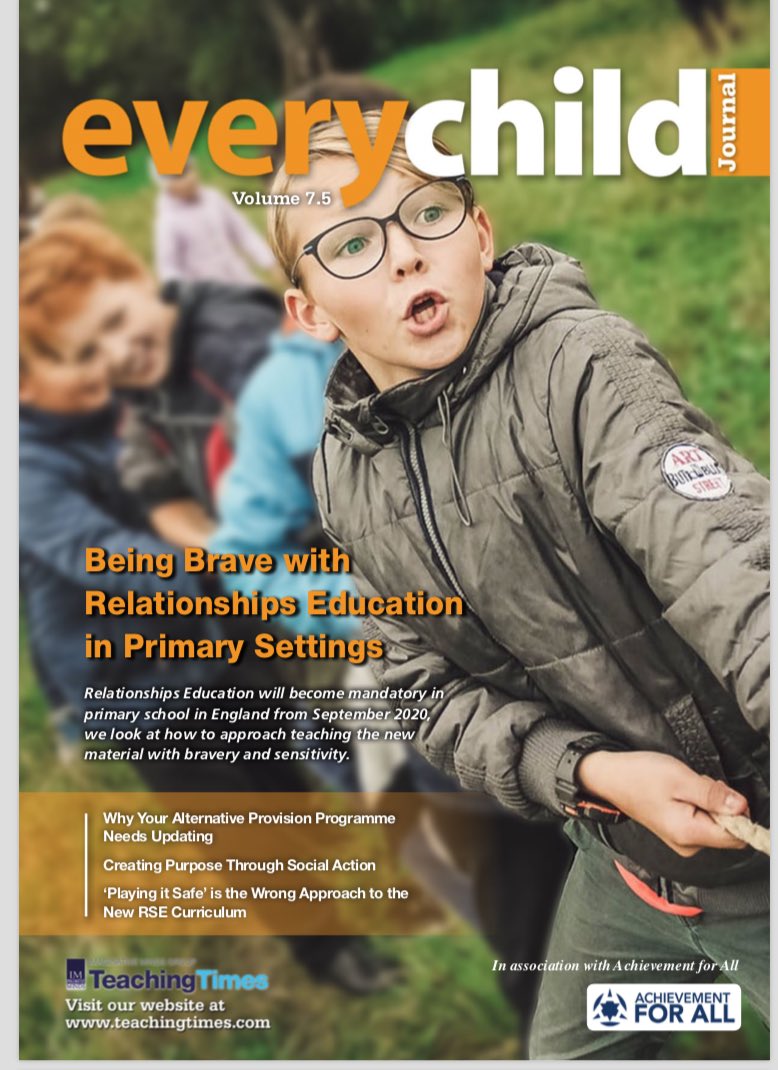 RandiSKearney's tweet photo. My latest article with @_katepatterson_  and @WynerTressa was published in Every Child Journal in the UK! https://t.co/nSswICfEX0