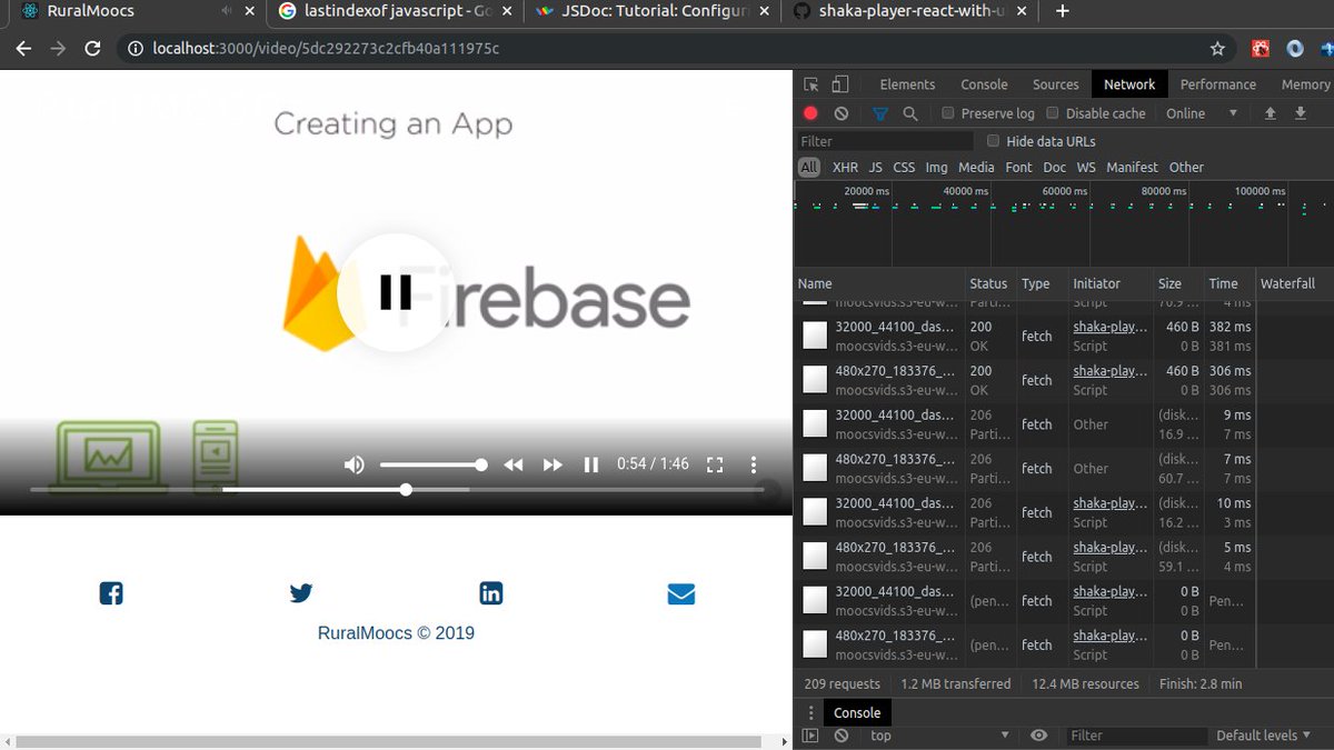 OgenrwotAaron's tweet photo. This "video streaming with bandwidth estimation" project has helped me learn a lot...
Did the Frontend in Reactjs and backend in Nodejs, aloneπ€π¨βπ»
#NodeJS #transloadit #ffmpeg #heroku #github #DevOps #Developer #webdevelopment #React #reactjs #javascript #MERNstack #MongoDB https://t.co/FVo5Tjtwgv