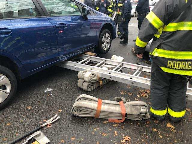 FDNY's tweet photo. FDNY #Engine274 removed an individual who was pinned underneath a car in Queens earlier today. Read more: https://t.co/xsgfxQaM0A https://t.co/hlXG6XI5LK