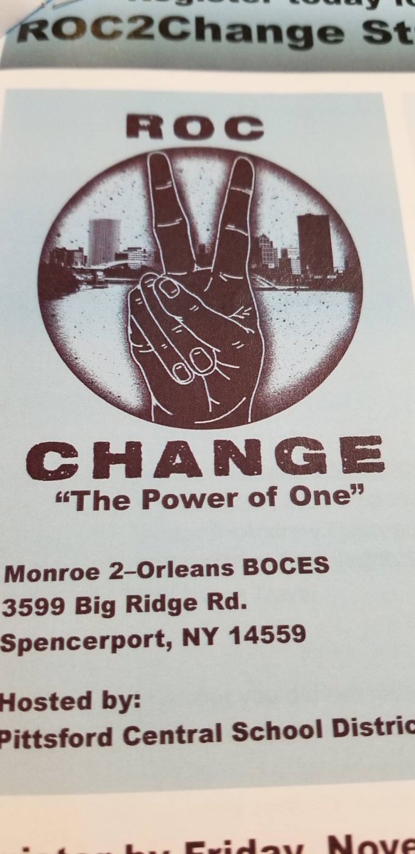 RCSDSOTA's tweet photo. We are thankful for our student leaders attending ROC 2 Change. @drpeluso  @TDade  @RCSDNYS  #rcsdonefamily  #rcsdroctogether https://t.co/jXEJjGTfzp