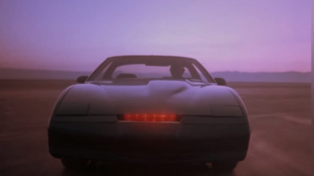 Tesla has always summoned the ghost of K.I.T.T., the sentient AI car from Knight Rider (1982), who was like the lovechild of a Cylon and a Tesla. And the Cybertruck does that even more if not as much in form as in mood and advertised self-driving function.