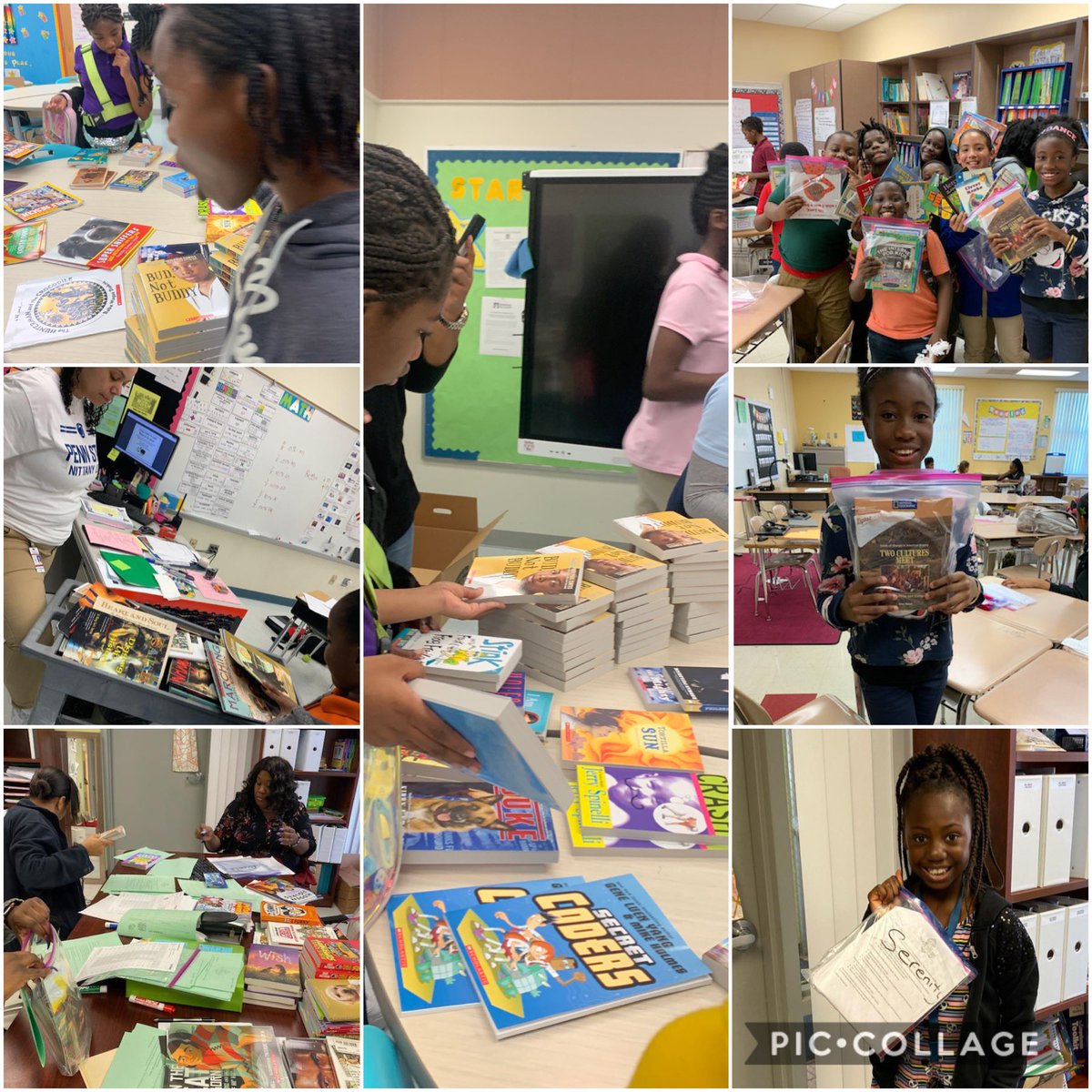 VernickaMurray's tweet photo. Free the books until they all are free 💕 Today North Region schools sent home over 10,000 books 📚 for students to read over Thanksgiving Break. @Area4SuptPBCSD #freethebooks #northregion #offthegrid2020 https://t.co/7EUYqt4yqh