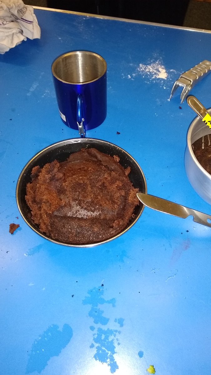 We didn't have time to make the custard. But we will when we are at Colditz camp next month