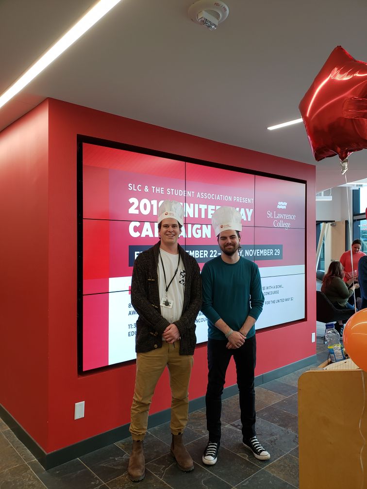 PthwysKingston's tweet photo. Jon and Logan represented us at the @whatsinsideslc United Way campaign launch this morning! Just one more week to support @unitedwaykfla annual campaign! Look out for opportunities! https://t.co/6rqc7zod3P