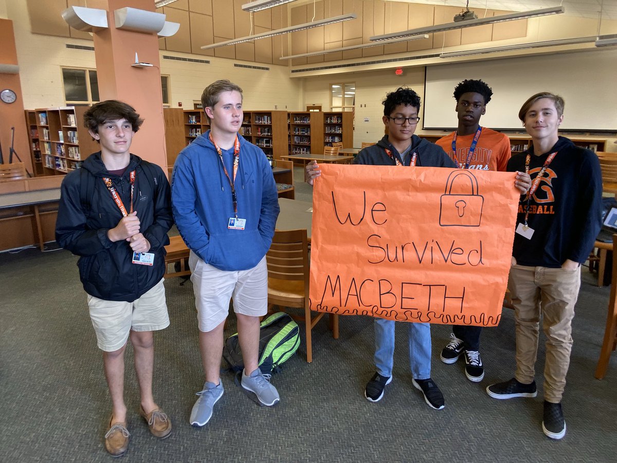 Last, but not least, 6th period .... Macbeth Escape Room... they survived!
<a href="/TitansLibrary/">UHS Media Center</a>
