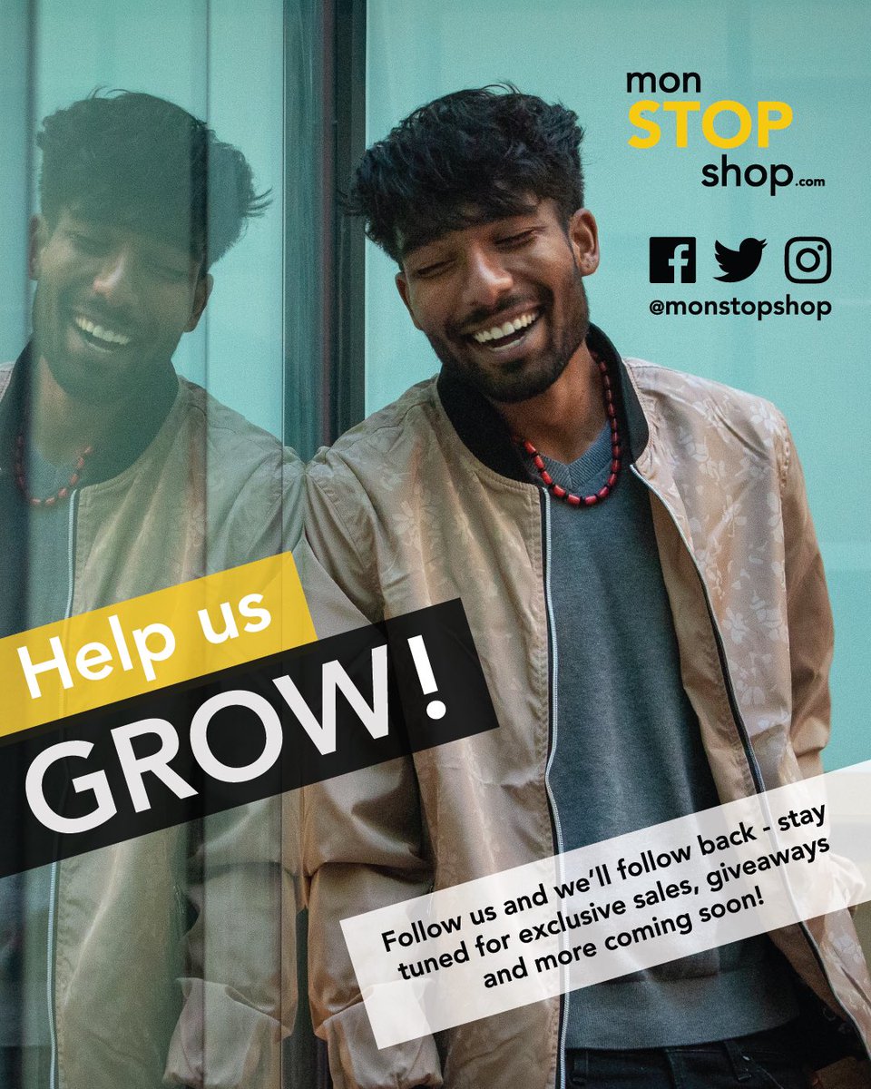 monstopshop's tweet photo. Weβre a week away from #BlackFriday! We have some things brewing behind the scenes, but in the meantime help us out by giving us a β€οΈ and a follow ππ½ #monstopshop https://t.co/Z7lGoLukiY