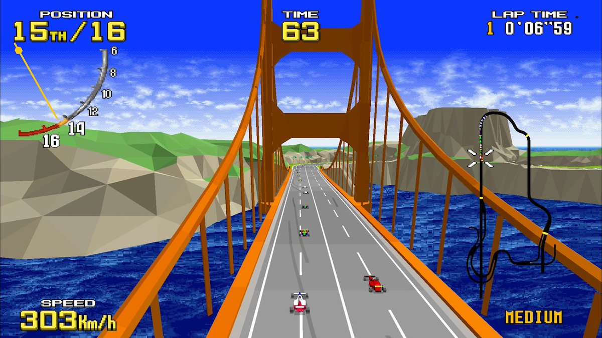Sega Ages Virtua Racing£2.99 (was £5.99)There are a few other Sega Ages games going for £2.99 too (Alex Kidd, Sonic, Phantasy Star, Wonder Boy: Monster Land) but this is easily the best. Its basic polygonal graphics look beautiful in full 1080p at 60fps.