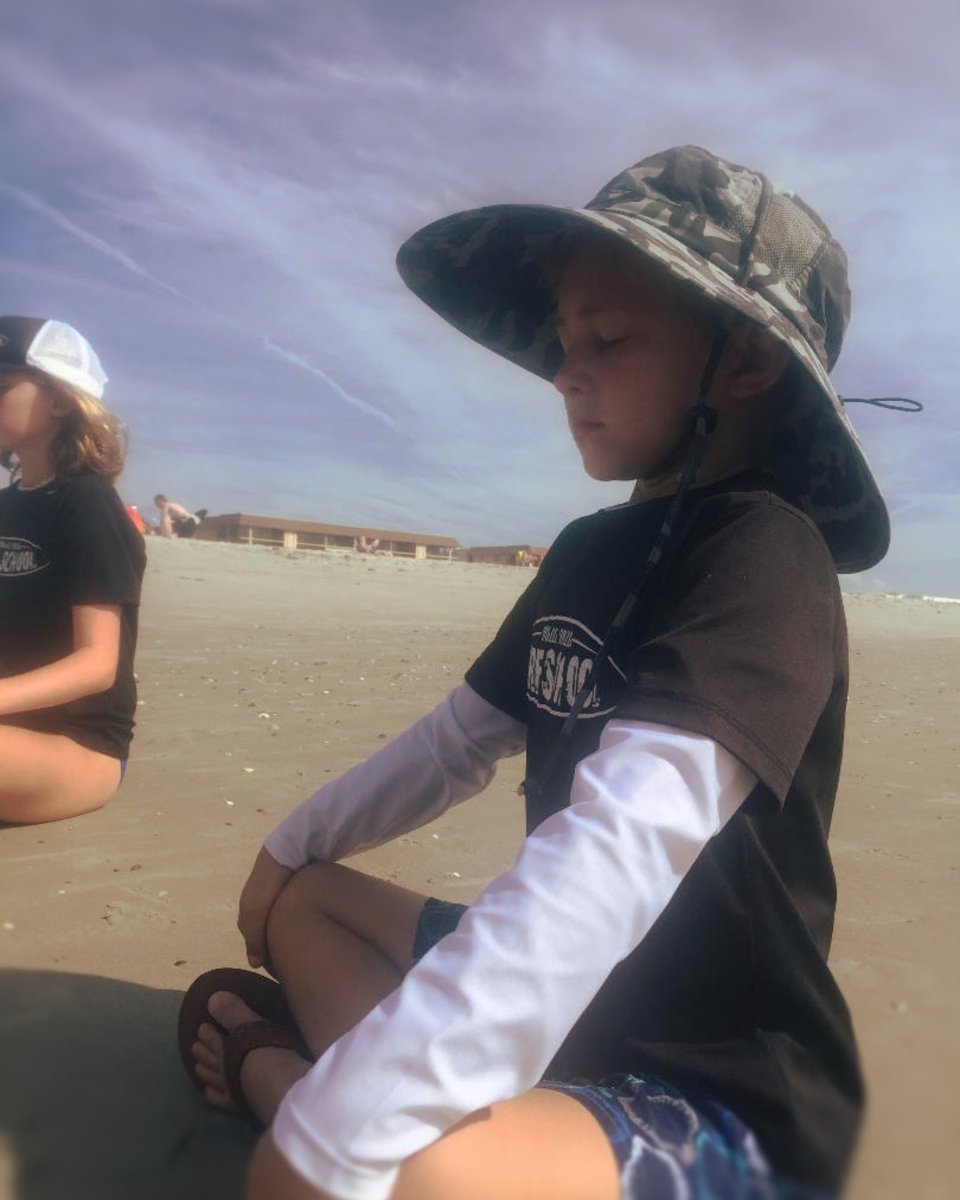 Meditation benefits ALL humans.  It calms the nervous system, decreases stress and improves focus.
.
#surfsup #surfclub #afterschoolclub #funinthesun #kidswhosurf #mmsurfschool