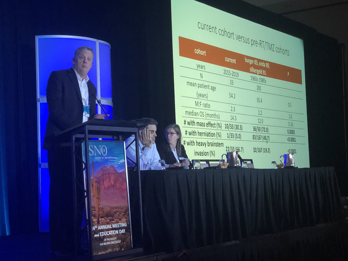<a href="/CraigHorbinski/">Craig Horbinski</a> gave phenomenal lecture at SNO <a href="/NeuroOnc/">SNO</a> on how endstage glioblastoma progresses via brain stem infiltration rather than local mass effect in the current treatment era. Sure to influence future patient care. Nice job! <a href="/NeurosurgeryNM/">Neurosurgery at NM</a> <a href="/NU_Pathology/">Northwestern Pathology</a> <a href="/LurieCancer/">Lurie Cancer Center</a>