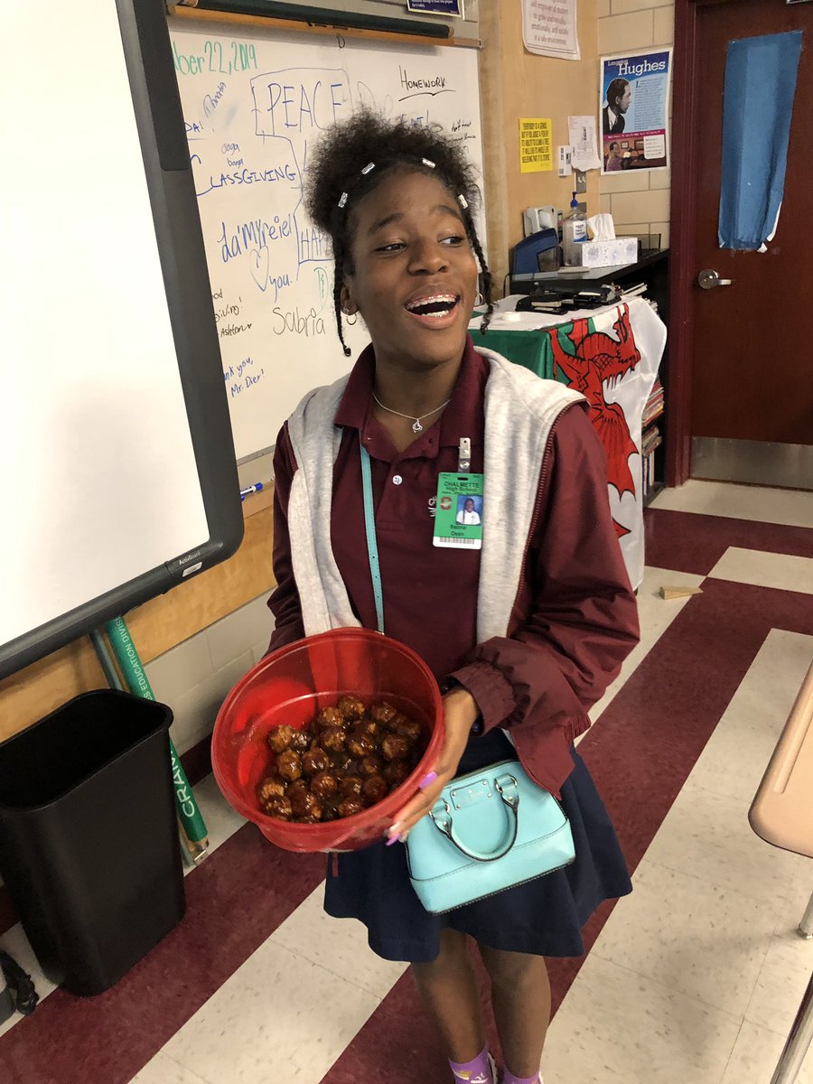 chrisdier's tweet photo. Ok. Last #classgiving post. Have I ever said how amazing my students are for sharing their cultures and appreciating others in the best ways possible? I am on cloud 9 rn https://t.co/2ULXGyflrt