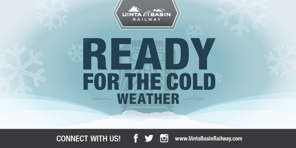 UintaBasinRWY's tweet photo. How do weather conditions dictate our economic means of travel?

For the #UintaBasinRailway – the impact is minimal. 

Road and weather conditions do not dictate if a railway system delivers goods and materials to their destination on-time. 
#UBRY https://t.co/J4qF3WvoKL