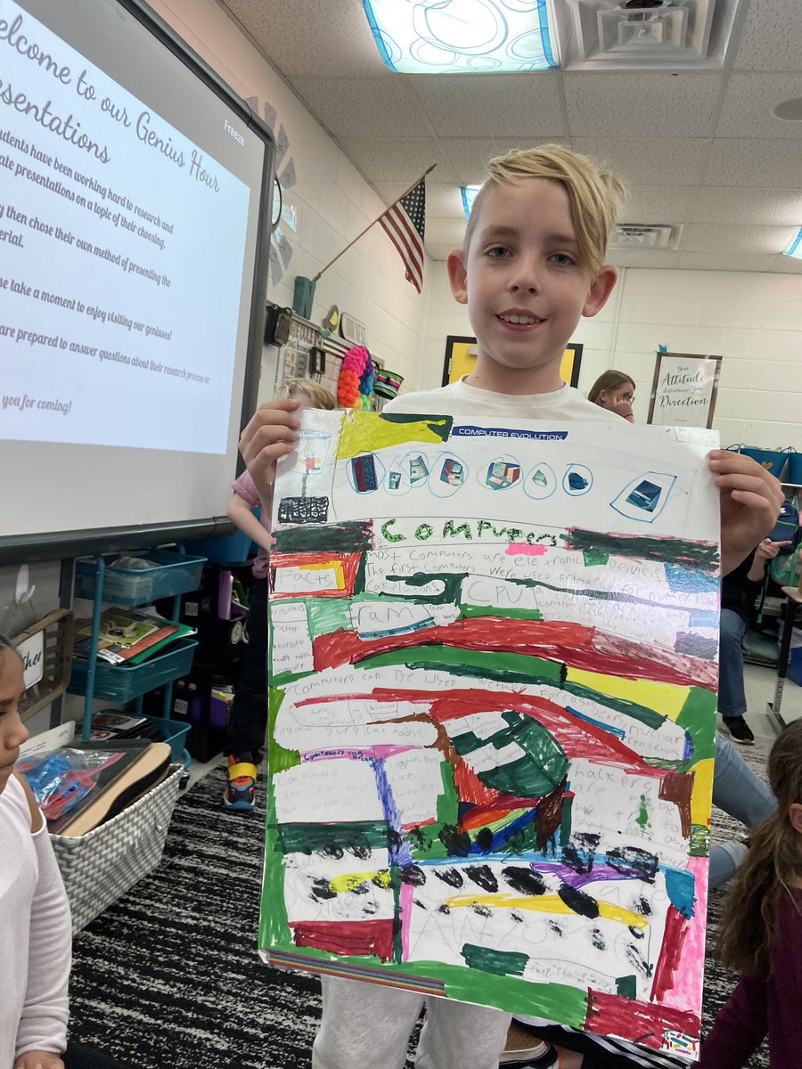 noydsnest's tweet photo. Genius Hour presentations for American Education Week @CoolSpring_ES #geniushour #KidsDeserveIt #csp20 https://t.co/GYDlfnaSXB