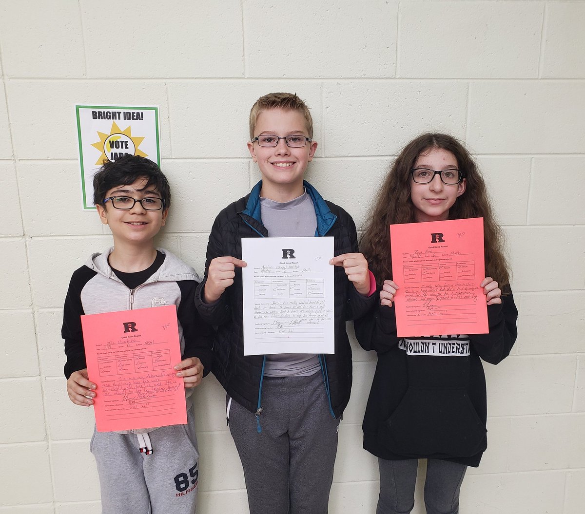 Recognizing students for their accomplishments is one of my favorite parts of this job! Today we recognized students who have demonstrated compassion in their school and community!!
#robious